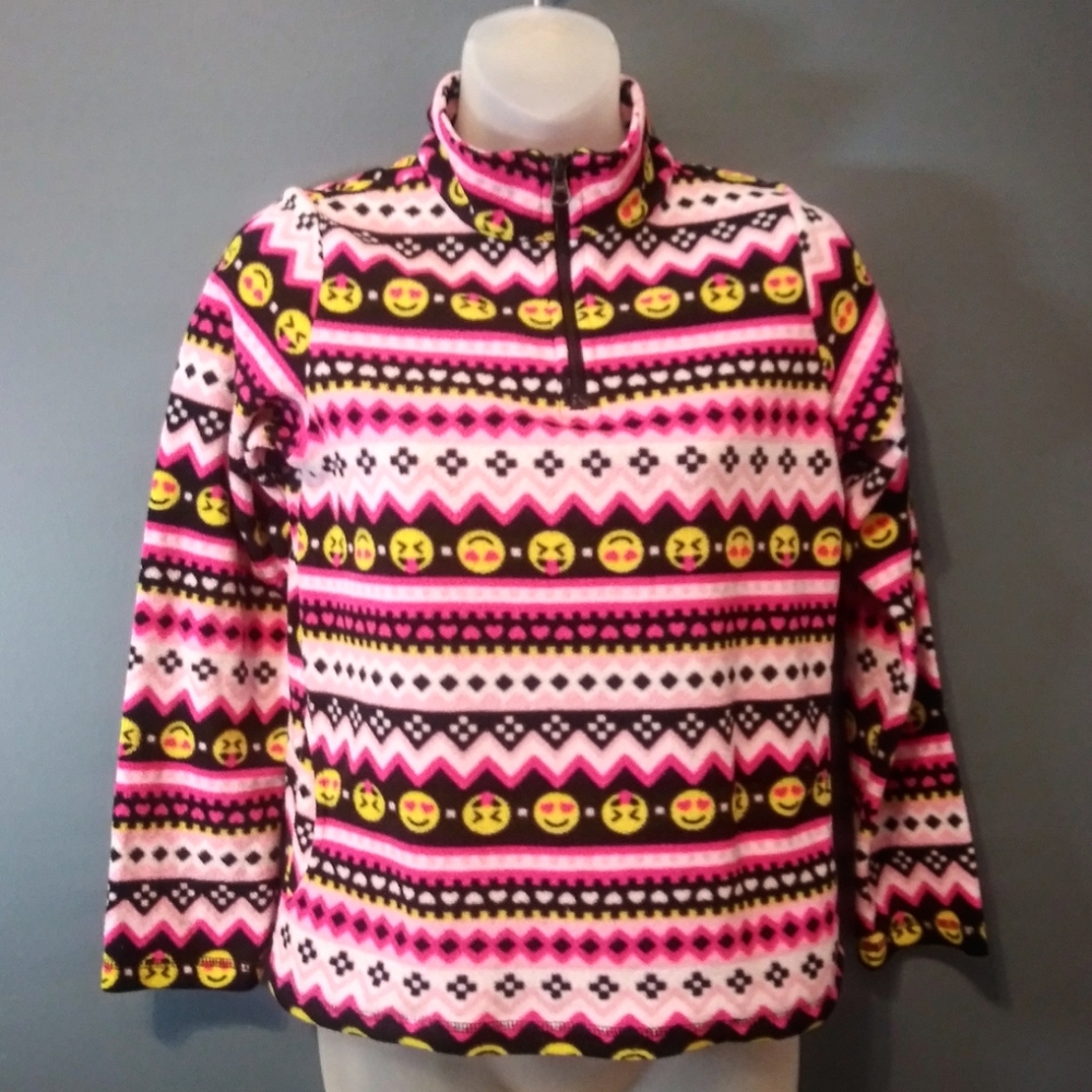 Childrens Place Emoji Fleece, Large 10-12